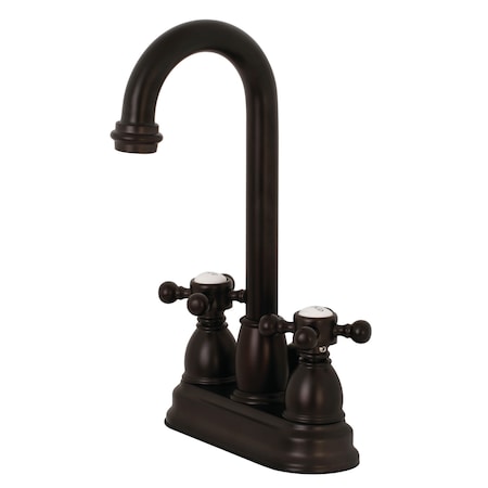 Kingston Brass 4" Centerset Bathroom Faucet, Oil Rubbed Bronze KB3615BX